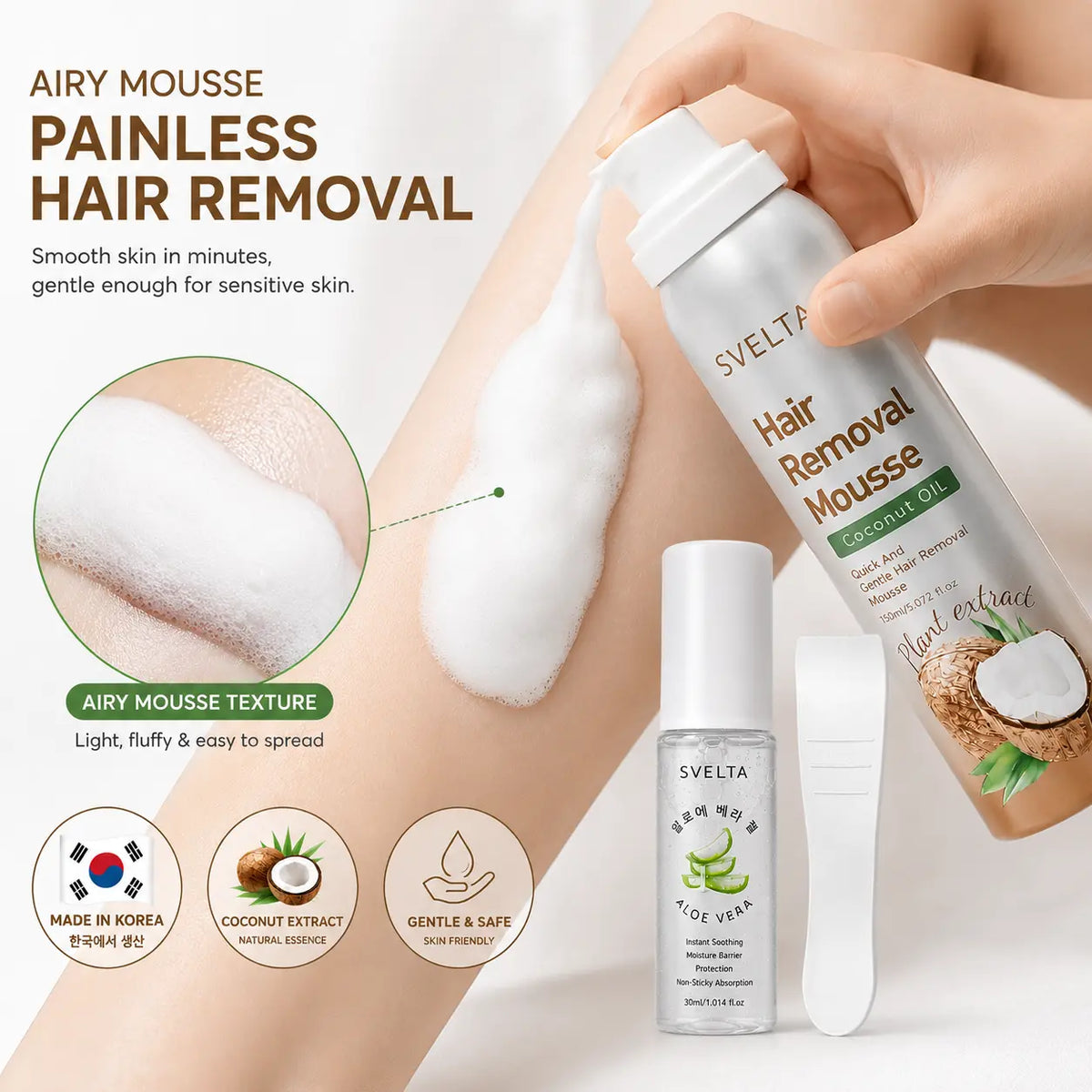Fast-Acting Hair Removal Mousse